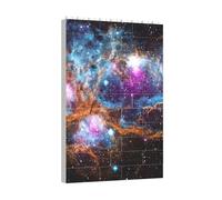 Longzehao Universo Galaxy Space Print Building Blocks Puzzle Set, Building Block Puzzle Toy Game per lo sviluppo del cervello