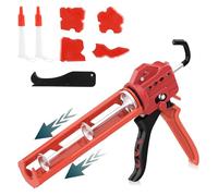 Longzhuo Pressa per cartucce con traduzione a leva, siringa in silicone e pistola per colla per silicone, acrilico, malta, robusta pistola per cartuccia ad alta pressione (150 - 300 ml)