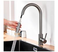 Lonheo Rubinetto Cucina con Doccetta Estraibile, Miscelatore Cucina con Doccetta In Acciaio Inox, 2 Modalità, Girevole a 360°, Disponibile Freddo e Caldo