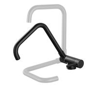 Lonheo Rubinetto Cucina Nero Pieghevole,Miscelatore Cucina Sottofinestra Girevole 360 °, Nero Acciaio Inox 304, Miscelatori Lavello Monocomando Acqua Calda e Fredda