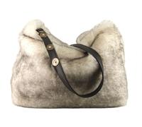LONI Donna Hobo Borsa Tracolla IN Lusso Pelliccia Finta Animalier