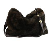 LONI Donna Hobo Borsa Tracolla IN Lusso Pelliccia Finta Animalier