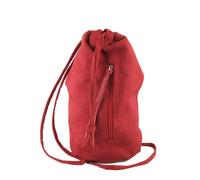 LONI Zaino Borsa Coulisse Fionda Borsa IN Camoscio Sintetico Piccolo