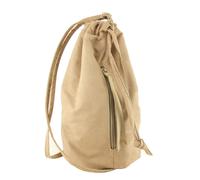 LONI Zaino Borsa Coulisse Fionda Borsa IN Camoscio Sintetico Piccolo