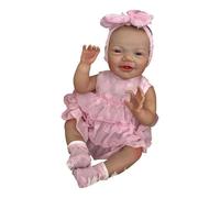 Lonian Bambole Reborn-baby 20 Pollici Bambole Reborn Realistico Neonato Corpo Morbido Poseable Corpo Completo Vinile Ragazza come un Bambino Realistico con Kit di Alimentazione per i Bambini