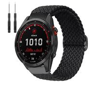 Lonkenn 22mm Cinturino per Garmin Fenix 7/Fenix 7 Solar/Fenix 6/Fenix 6 Pro/Fenix 5/Fenix 5 Plus/Garmin EPIX 2/Instinct 2, Cinturino di Ricambio per Garmin Forerunner 935/Fenix 7 Sapphire Solar-Nero