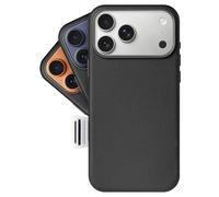 LONLI Classic - Custodia in vera pelle Vele europea per iPhone 17 Pro, con controllo fotocamera integrato e compatibile con Magsafe, colore: Nero