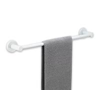 Lonmrrton Portasciugamani da Bagno, Porta Asciugamani da Parete in Acciaio Inossidabile, 30 cm 40 cm 50 cm 60 cm 70 cm 80 cm Opzionale, Bianco (Size : 60cm)