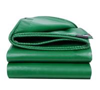 Lonmrrton Telone in PVC Impermeabile Resistente 450 g/m² con Occhielli rinforzati, Telo di Copertura Verde per Esterni, Telo di Base per tetti, edifici, roulotte, Camion, Barche(1x1m)