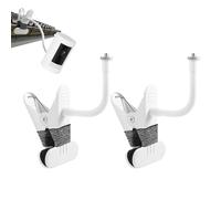 Lonnky Supporto Flessibile per Videocamera Interni, Stick Up Cam, Arlo, Motorola, VTech VM901/VM924/VM928/VM923, Owlet, Telecamere con Filettatura 1/4 Pollice, Montaggio Senza Utensili, 2Pezzi, Bianco