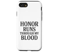L'onore scorre attraverso il mio sangue. stile militare vintage. Custodia per iPhone SE (2020) / 7 / 8