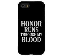 L'onore scorre attraverso il mio sangue. stile militare vintage. Custodia per iPhone SE (2020) / 7 / 8