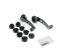 LONPEXDT Per Maniglie Di Ricambio Universali 2 Pezzi Lega Alluminio Universale Auto Manuale Finestrino Sollevamento Avvolgitore Riser Manovella Kit Riser Alzacristalli Manuale