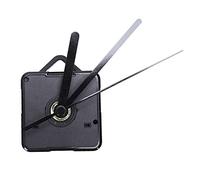 Lonrtesw 1 Confezione Di Ricambio Orologio Da Parete Diy Parti Di Riparazione Movimento Pendolo Meccanismo Orologio Al Quarzo Motore Con E Raccordi Kit (Nero)