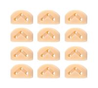 Lonrtesw 12 Pezzi Rulli per Chitarra Classica per Corde Fermo Guide Serrature per Corde per Chitarra Morsetto per Dado, Albicocca