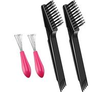 Lonrtesw 4 PZ Strumento per la Pulizia Della per Capelli Pettine per la Pulizia per Capelli per Capelli Rastrello per Rimozione Della Sporcizia Uso nel Casa e nel Salone