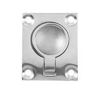 Lonrtesw 48 X 38Mm Armadietto per Barche Scrocco Chiusure Armadietto da Incasso da Incasso Maniglione da Surf da Surf per La Acciaio Inossidabile 316