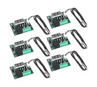 Lonrtesw 6 PCS W1209 DC 12 V LED Termostato Digitale Controller di Temperatura Set -50-110 °C Modulo Interruttore di Controllo Della Temperatura con Sonda Sensore Kit