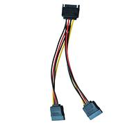 Lonrtesw 6in alimentazione SATA Adattatore sdoppiatore - M/F (di alimentazione)