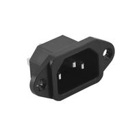 Lonrtesw Connettore IEC 320 C14 connettore a 3 piedini PCB