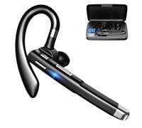 Lonrtesw Cuffie Wireless per la Guida del Rumore Che Annulla Gli Auricolari Bluetooth 5.3 Auricolari Business Chiamata A Mano Cuffia Microfono A Mano