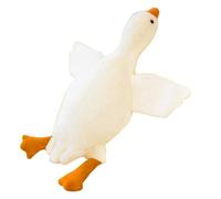 Lonrtesw Cuscino in Peluche con Anatra Farcita con Oca Bianca Simpatico Cuscino in Peluche con Anatra Farcita con Oca Bianca, Cuscino Super Morbido, Cuscino con Cigno
