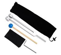 Lonrtesw Diapason con Martelletto In Silicone per Guarigione, Strumento Musicale, Terapia del Suono 68,05 Hz