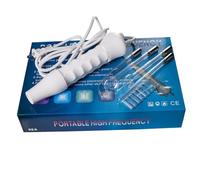 Lonrtesw Dispositivo di Bellezza Portatile per Elettroterapia Ad Alta Frequenza 4 In 1, per la Cura Della Pelle del Viso, Come Mostrato, In Plastica Spa Derma 4, Spina Europea Viola