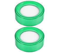 Lonrtesw Green Plastica 7 cm Dia spugna dito bagnato denaro Cassiere 2 Pz