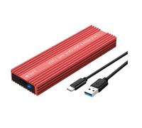 Lonrtesw In Metallo con Dissipazione del M.2 SSD Enclosure USB 3.2 Type-C Supporta Il Protocollo Duale/NVMe Hard Disk Box C