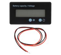 Lonrtesw Lcd Monitor Del Tester Del Calibro,12V/24V/36V/48V Batteria al Indicatore di Stato,Batteria al Litio Capacità Del Tester di Tensione Del Tester VerDe Retroilluminazione
