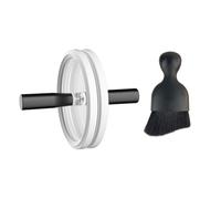 Lonrtesw LP Vinyl Record Cleaner Cleaning Pulistica Set di Clip Impermeabile Etichetta Protettore Saver Protector White