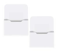 Lonrtesw Portapacchi Magnetico da 2 Pezzi, Organizer Tascabile, Supporto da Parete per Ufficio, Portaoggetti, Portariviste per Notebook, Pianificatore, Lettera