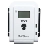 Lonrtesw Regolatore di Carica Solare MPPT 40A con Display LCD Regolatore Solare Fotovoltaico 12V 24V Controller Automatico Doppia USB per Pannello Solare Durevole Facile da Installare Facile da Usare