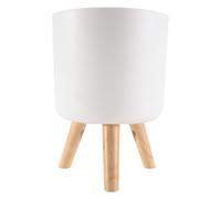 Lonrtesw Vasi per Piante Moderni con Supporto per Gambe nel Legno Camera da Letto Soggiorno Pavimento nel Vaso Vaso da Fiori Fioriere da Giardino per La Casa -B