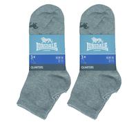 Lonsdale 6 Paia Calze Quarter Cotone