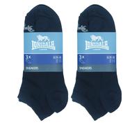 Lonsdale 6 Paia Calze Sneaker Cotone