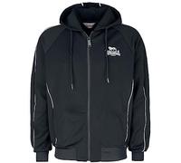 Lonsdale ACHAVANICH Hooded Sweatshirt, Nero/Bianco, S Men's