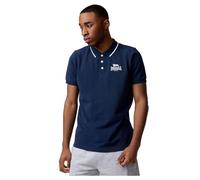 Lonsdale Polo Ballygalley a maniche corte blu navy/bianco Uomo L