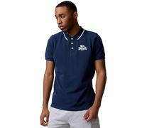 Lonsdale Ballygalley Polo, Navy Scuro/Bianco, XL Uomo