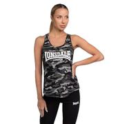 Lonsdale Beaquoy Singlet, Grigio Mimetico, M Donna, 117583