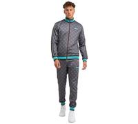 Lonsdale Before 8 Tuta, Marrone/Turchese, XXL Uomo