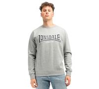 Felpa con scollo rotondo Lonsdale Berger Lp181 Gris 2XL
