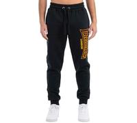 Lonsdale Blackley Jogging, Black/Oxblood/Yellow, XXL Uomo