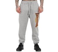 Lonsdale Blackley Jogging, Marl Grey/Oxblood/Yellow, XL Uomo