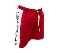 Lonsdale Boxer Mare Costume Uomo Pantaloncini da Bagno Swim Shorts (True Red 20264, XL)