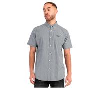 Lonsdale Brixworth - Maglietta a maniche corte da uomo slim fit, nero/bianco, XXL