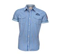 LONSDALE Camicia blu / bianco Uomo LONSDALE S blu / bianco