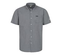 LONSDALE Camicia ' BRIXWORTH ' nero / bianco Uomo LONSDALE S nero / bianco