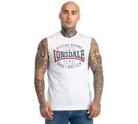Lonsdale Canotta da uomo Slim Fit St.Agnès, bianca, XXL